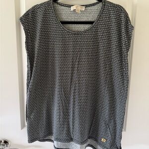 Michael Kors Monochrome Patterned Blouse